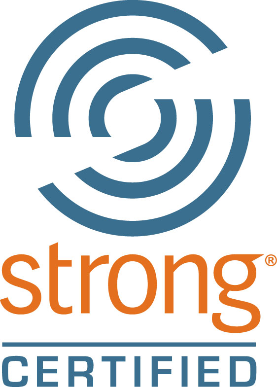 strong certified logo